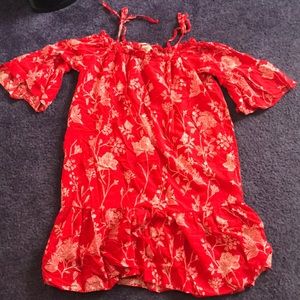 Off the shoulder dress